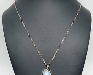 Sterling silver filigree heart earrings jewelry stamped 925 & STERLING