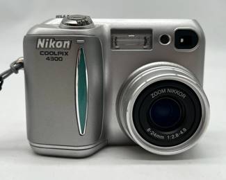 Nikon Coolpix 4300 Camera, Nikon Lithium Ion Battery with Charger ALL TESTED
https://ctbids.com/estate-sale/31612/item/3564433/Nikon-Coolpix-4300-Camera-Nikon-Lithium-Ion-Battery-with-Charger-ALL-TESTED