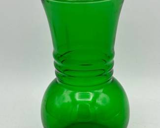 MCM depression glass vase