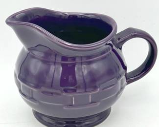 Longaberger basket weave amethyst pottery