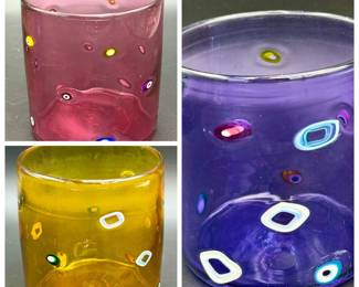 (3) Signed Murano Style Drinking Glasses
https://ctbids.com/estate-sale/31612/item/3566051/3-Signed-Murano-Style-Drinking-Glasses