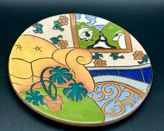 Signed Judy Miller Art Plate
https://ctbids.com/estate-sale/31612/item/3566212/Signed-Judy-Miller-Art-Plate