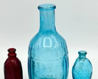 Wheaton colorful glass bottles