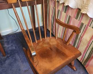 Vintage Nichols & Stone child's rocking chair