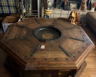 Rustic Mexican Brazier Table