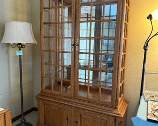2 piece china cabinet