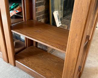 oak book case/shelf