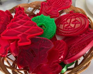 Vintage Tupperware cookie cutters