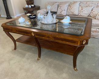 Gilt Lion's Feet Coffee Table