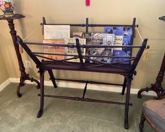 Antique mahogany library portfolio - large book trough
Very Rare!! 