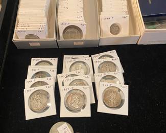 Silver coin collection 