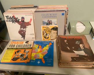 Vintage vinyl record album collection 
The Etude magazine collection