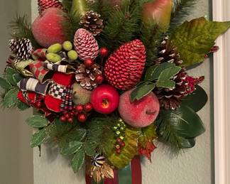 McKenzie Childs Christmas wall decor