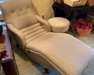 Vintage electric sofa - adjusts to lounge and vibrates - it works!! 