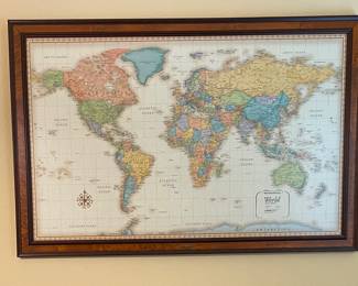 Large World Map 