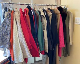 Size Medium and large coat collection - mostly puffy, some vintage