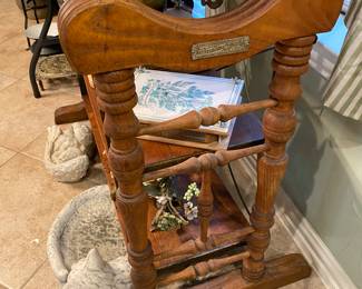 Side Details  of ANTIQUE industrial style shelf unit