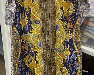 Ooh La La !! 
Vintage Bill Blass Cotton Caftan Kaftan
