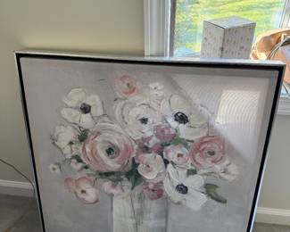 Family Room 
Floral picture 