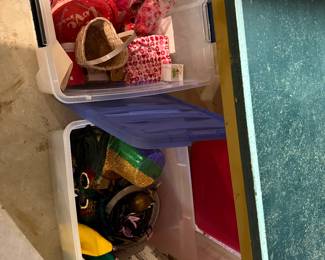 Basement 
Valentines & Mardi Gra items 