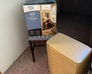 Basement 
Hamper, New Lights in box