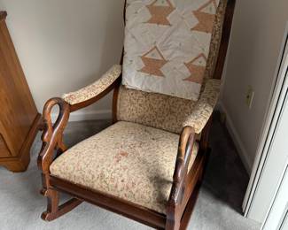 Bedroom 
Swan rocking chair