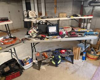 Basement 
Hand held tools
