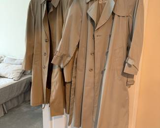 Bedroom 
Trench coats