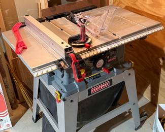 Basement 
Craftsman table saw