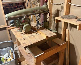 Basement 
DeWalt Radio Arm Saw