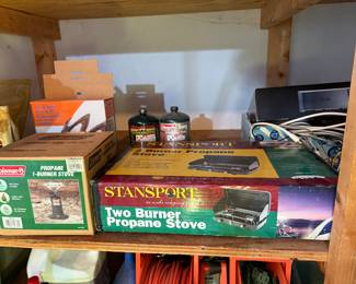 Garage 
Propane stoves