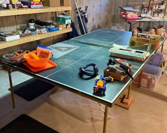 Basement 
Ping pong table