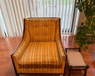 Living Room 
Striped arm chair 
