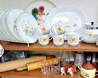 Corning Corelle "Wildflower" set