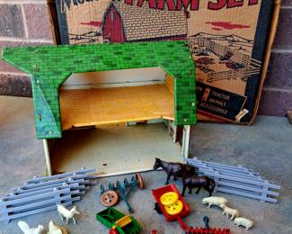 Large selection of vintage toys and dolls