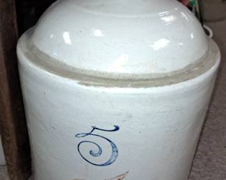 "5 gal. Red Wing" jug