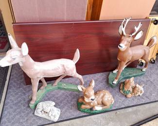 Vintage concrete statuary 