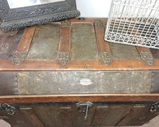 "M. M. Secor's Champion Wall Trunk Patented Oct. 8, 1895"