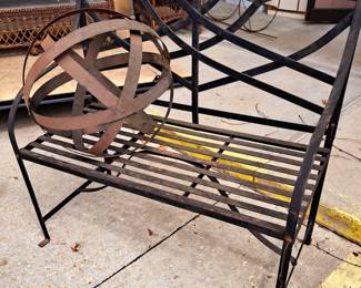 Much, much outdoor!! Cast iron bench
