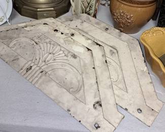 Vintage cast iron rooftop trim