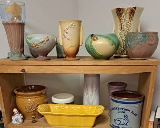 Much stoneware, pottery, china and glassware