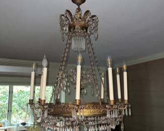 Incredible 19th century chandelier