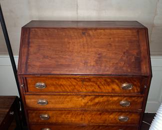 Antique slant front desk