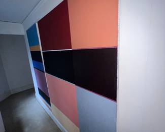 Some Large modernist style paintings on canvas 