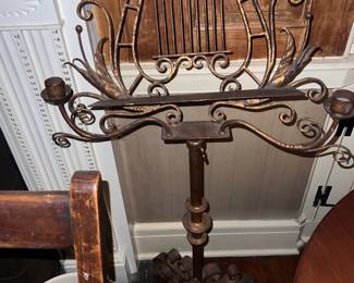 Fabulous hand wrought music stand 