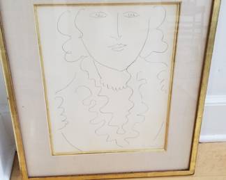 Signed, Matisse, 
