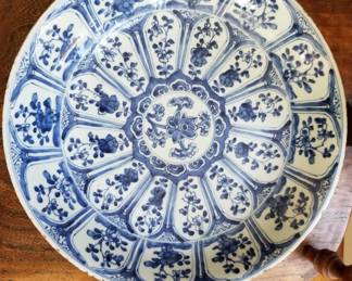 Various blue and white available