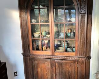 Monumental Corner Cabinet