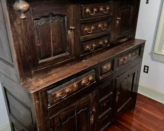Functional antique cupboard 