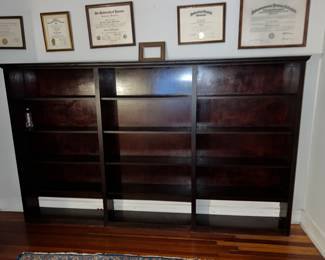 Large clean solid bookcase 